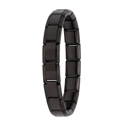 Hapiship New Women's Jewelry 9mm Width Itanlian Elastic Charm Bracelet Fashion Stainless Steel Bangle ST- - CHRISTDEST GLOBAL SERVICE