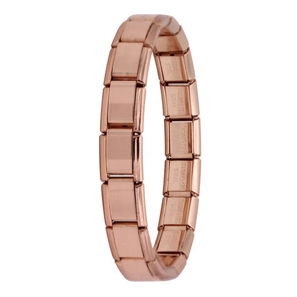 Hapiship New Women's Jewelry 9mm Width Itanlian Elastic Charm Bracelet Fashion Stainless Steel Bangle ST- - CHRISTDEST GLOBAL SERVICE