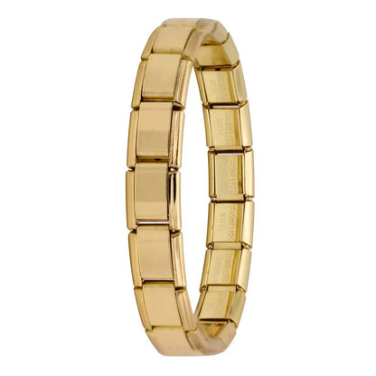 Hapiship New Women's Jewelry 9mm Width Itanlian Elastic Charm Bracelet Fashion Stainless Steel Bangle ST- - CHRISTDEST GLOBAL SERVICE
