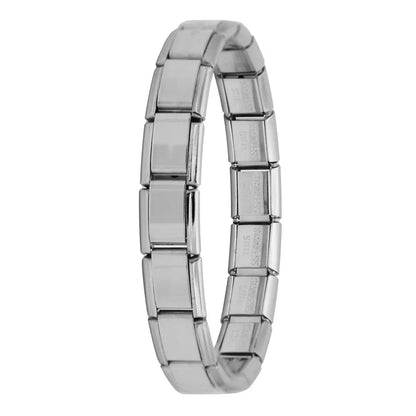 Hapiship New Women's Jewelry 9mm Width Itanlian Elastic Charm Bracelet Fashion Stainless Steel Bangle ST- - CHRISTDEST GLOBAL SERVICE