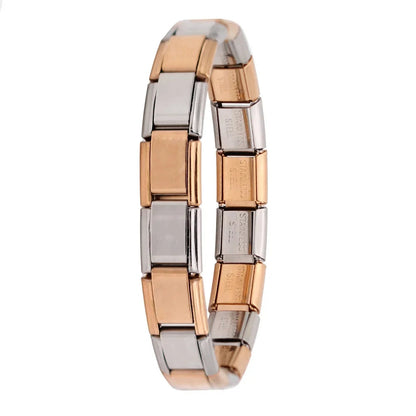 Hapiship New Women's Jewelry 9mm Width Itanlian Elastic Charm Bracelet Fashion Stainless Steel Bangle ST- - CHRISTDEST GLOBAL SERVICE