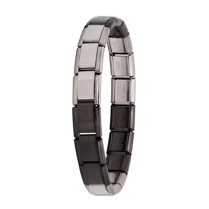 Hapiship New Women's Jewelry 9mm Width Itanlian Elastic Charm Bracelet Fashion Stainless Steel Bangle ST- - CHRISTDEST GLOBAL SERVICE