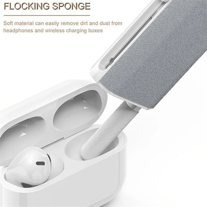 Hellodigi 5 in 1 Earphone Cleaner Brush Kit Camera Phone Tablet Laptop TV Cleaning Tools Headset Pen Cleaning Tool - CHRISTDEST GLOBAL SERVICE