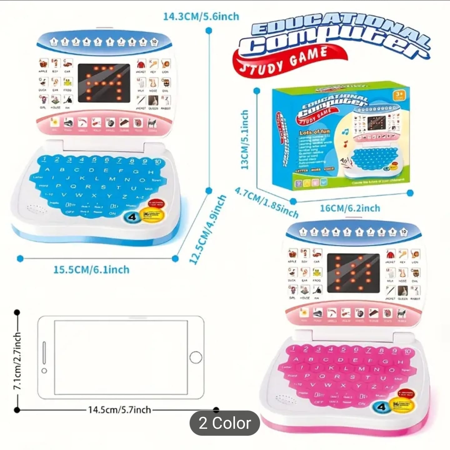 computer Toy,Electronic Learning Machine with language and music Functions