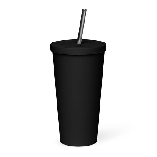 Insulated tumbler with a straw - CHRISTDEST GLOBAL SERVICE