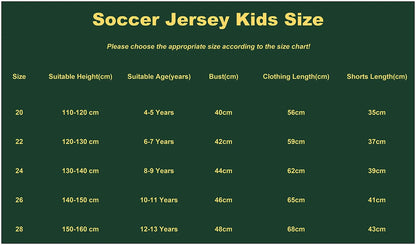 Jersey for Kids - Kids Soccer Jersey Soccer Shirts Jerseys Youth Football Jersey Soccer Set for Boys Girls with Sock - CHRISTDEST GLOBAL SERVICE