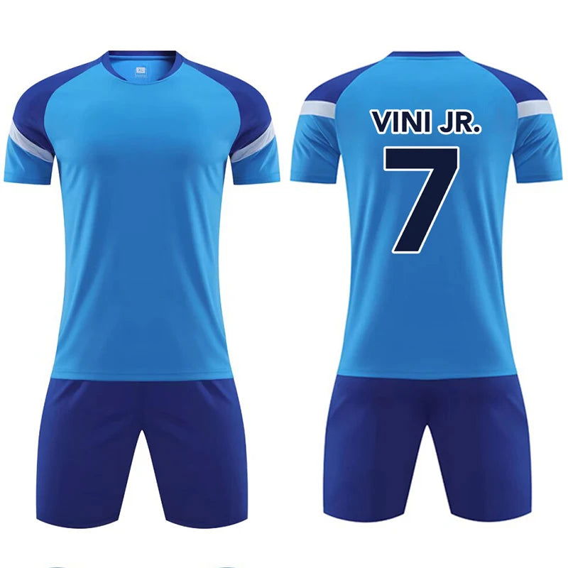 Kids Football Jerseys Boys girl Soccer Sets Short Kids Sleeve Football Uniforms Children Soccer Tracksuit Team sports shirt - CHRISTDEST GLOBAL SERVICE