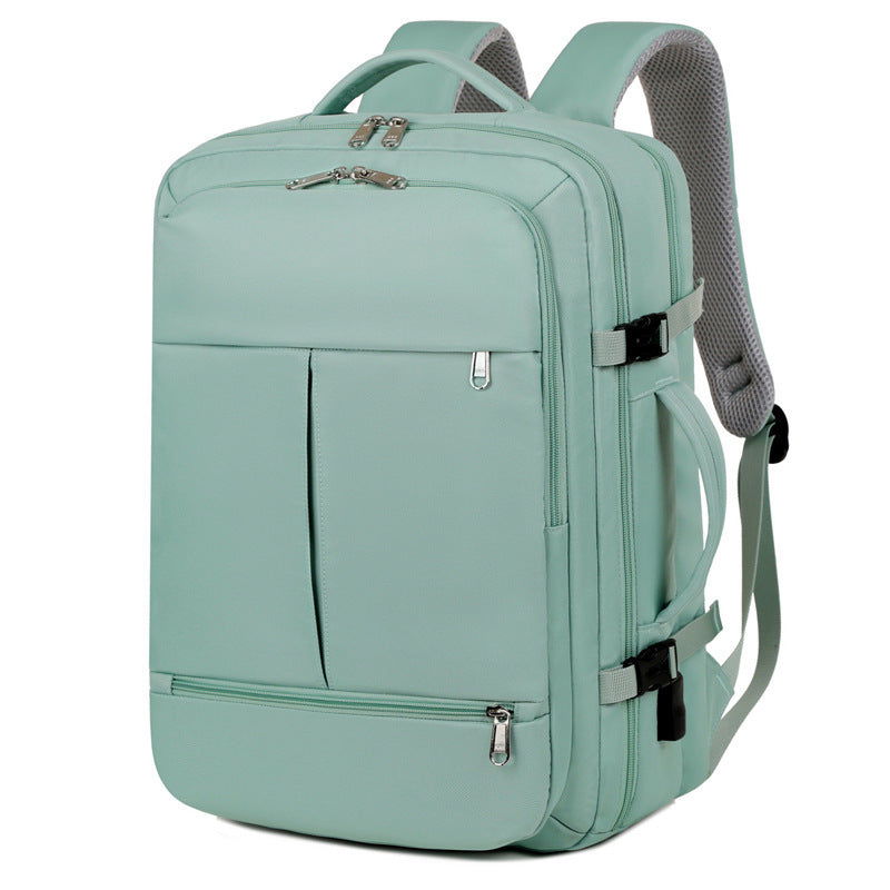 Large Capacity Backpack For Women Men Multiple Pockets And Zippers Versatile Computer Bags Business Travel Backpack - CHRISTDEST GLOBAL SERVICE