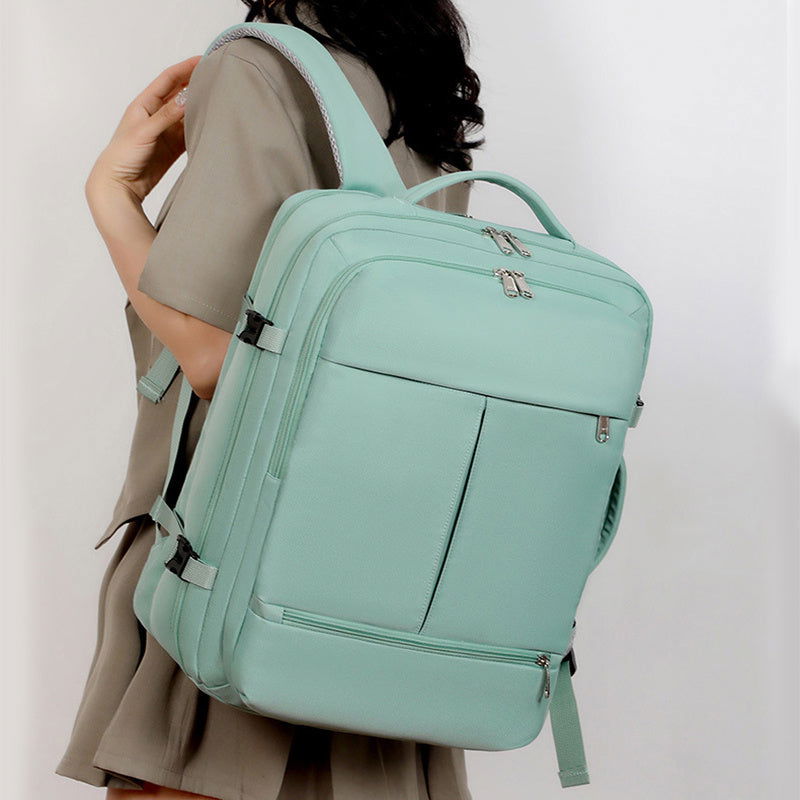 Large Capacity Backpack For Women Men Multiple Pockets And Zippers Versatile Computer Bags Business Travel Backpack - CHRISTDEST GLOBAL SERVICE