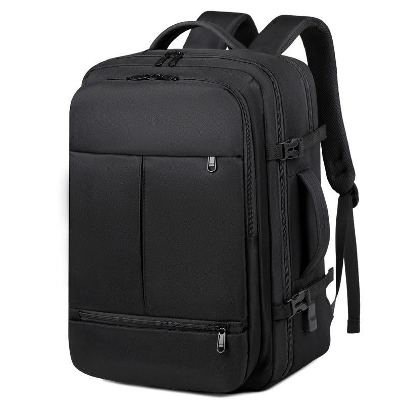 Large Capacity Backpack For Women Men Multiple Pockets And Zippers Versatile Computer Bags Business Travel Backpack - CHRISTDEST GLOBAL SERVICE