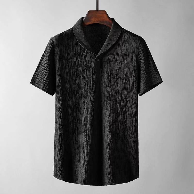 Leisure Suit Summer Loose Short Sleeve Top And Drawstring Trousers Fashion Mens Clothing - CHRISTDEST GLOBAL SERVICE