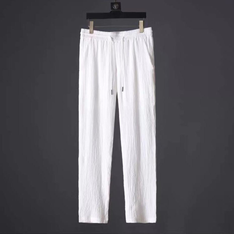 Leisure Suit Summer Loose Short Sleeve Top And Drawstring Trousers Fashion Mens Clothing - CHRISTDEST GLOBAL SERVICE