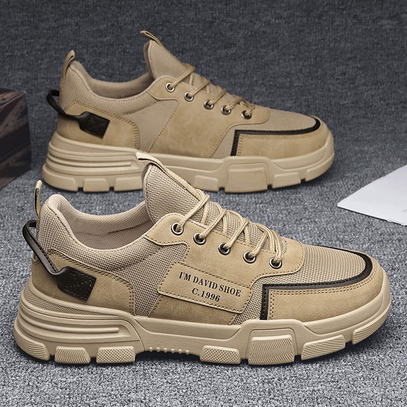 Lightweight and durable workwear, black board shoes for work, sports, leisure, breathable men's shoes - CHRISTDEST GLOBAL SERVICE