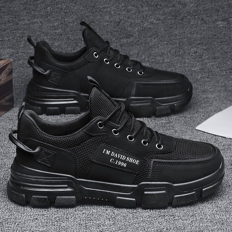 Lightweight and durable workwear, black board shoes for work, sports, leisure, breathable men's shoes - CHRISTDEST GLOBAL SERVICE