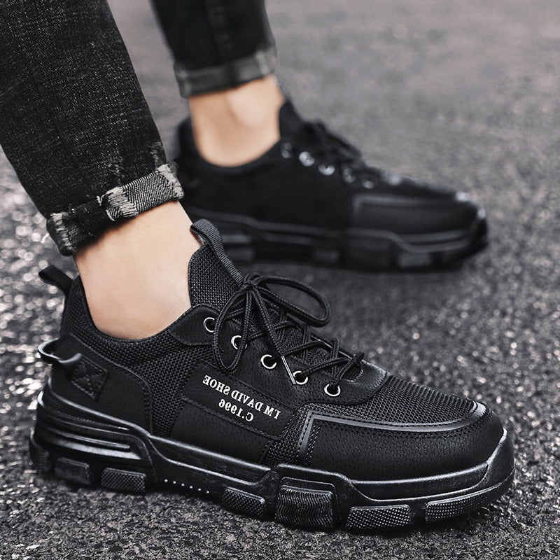 Lightweight and durable workwear, black board shoes for work, sports, leisure, breathable men's shoes - CHRISTDEST GLOBAL SERVICE