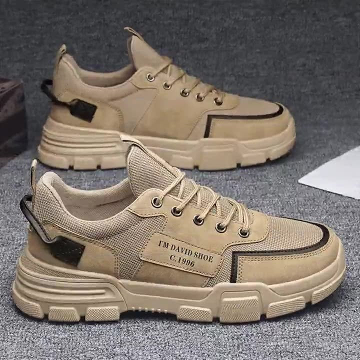 Lightweight and durable workwear, black board shoes for work, sports, leisure, breathable men's shoes - CHRISTDEST GLOBAL SERVICE