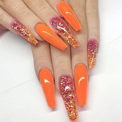 Long Ballet Nails With Flat And Pointed Water Droplets - CHRISTDEST GLOBAL SERVICE