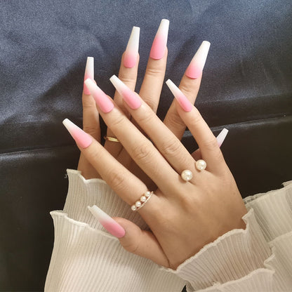 Long Ballet Nails With Flat And Pointed Water Droplets - CHRISTDEST GLOBAL SERVICE