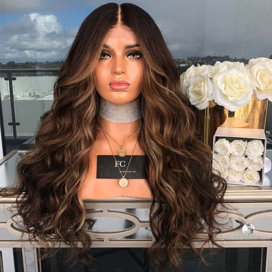 Long brown wig - CHRISTDEST GLOBAL SERVICE