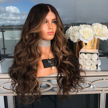 Long brown wig - CHRISTDEST GLOBAL SERVICE