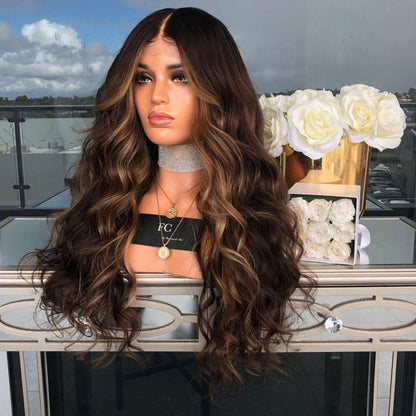Long brown wig - CHRISTDEST GLOBAL SERVICE