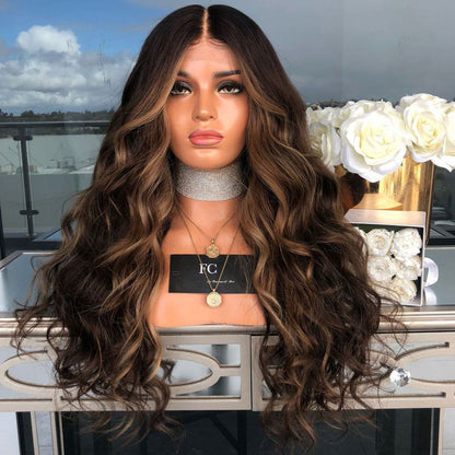 Long brown wig - CHRISTDEST GLOBAL SERVICE