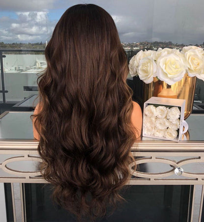 Long brown wig - CHRISTDEST GLOBAL SERVICE