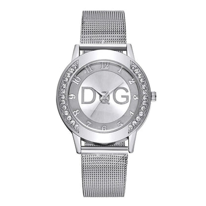 Luxury Brand Women's watches With Diamonds Simple Digital Design Ladies' Quartz Watch Casual Gold Mesh Belt Women Clock Strap - CHRISTDEST GLOBAL SERVICE
