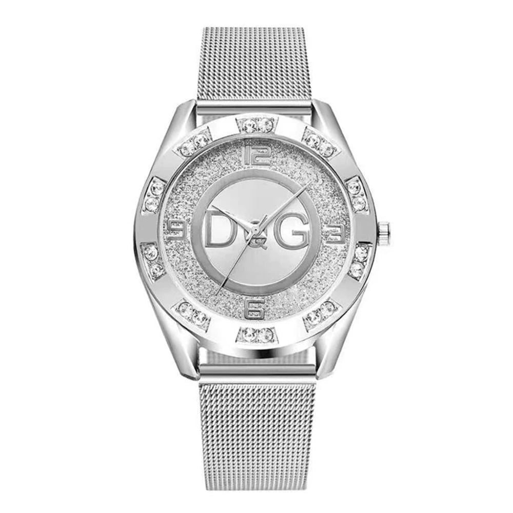Luxury Brand Women's watches With Diamonds Simple Digital Design Ladies' Quartz Watch Casual Gold Mesh Belt Women Clock Strap - CHRISTDEST GLOBAL SERVICE