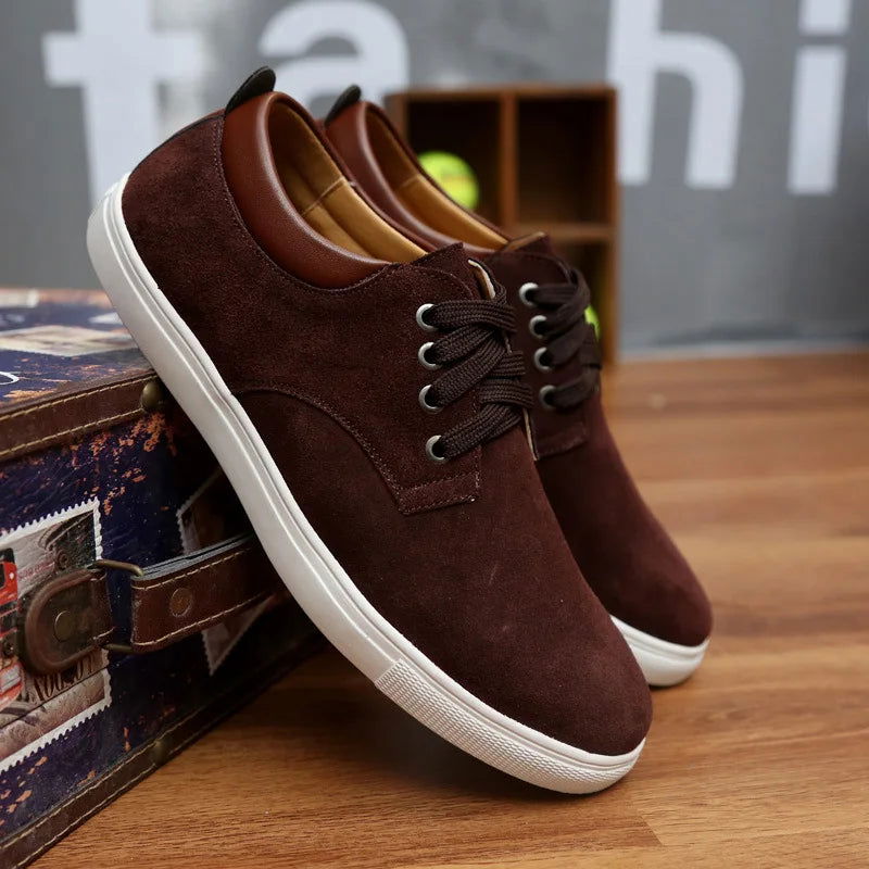 MIXIDELAI New Men Shoes Genuine Leather Big Size High Quality Fashion Men's Casual Shoes European Style Mens Shoes Flats Oxfords - CHRISTDEST GLOBAL SERVICE