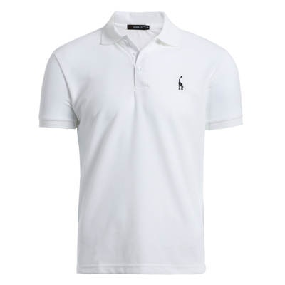 Man Polo Shirt Mens Casual Deer Embroidery Cotton Polo shirt Men Short Sleeve High Quantity polo men - CHRISTDEST GLOBAL SERVICE