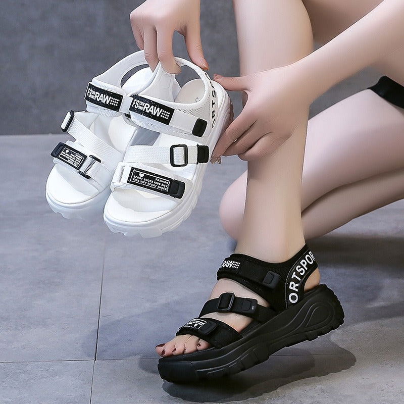 Matsuke thick soled women's shoes student sports sandals - CHRISTDEST GLOBAL SERVICE
