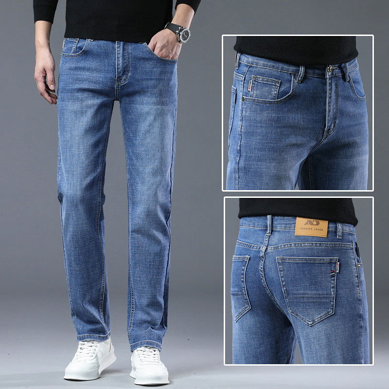 Men's Loose Straight Leg Summer Jeans - CHRISTDEST GLOBAL SERVICE
