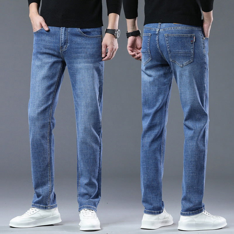 Men's Loose Straight Leg Summer Jeans - CHRISTDEST GLOBAL SERVICE