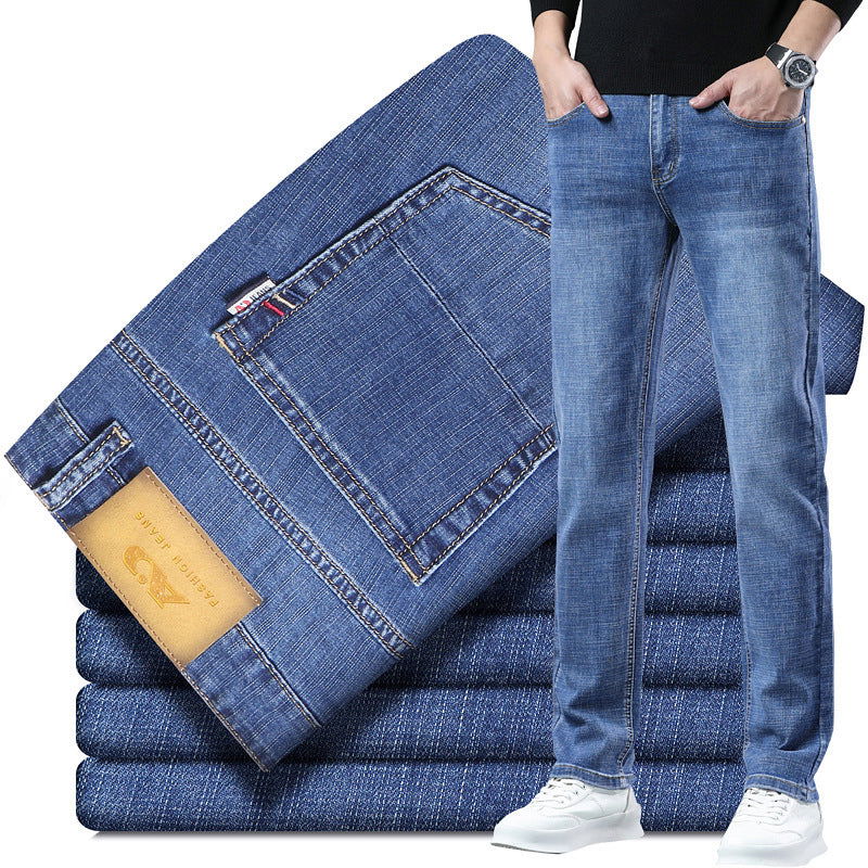Men's Loose Straight Leg Summer Jeans - CHRISTDEST GLOBAL SERVICE