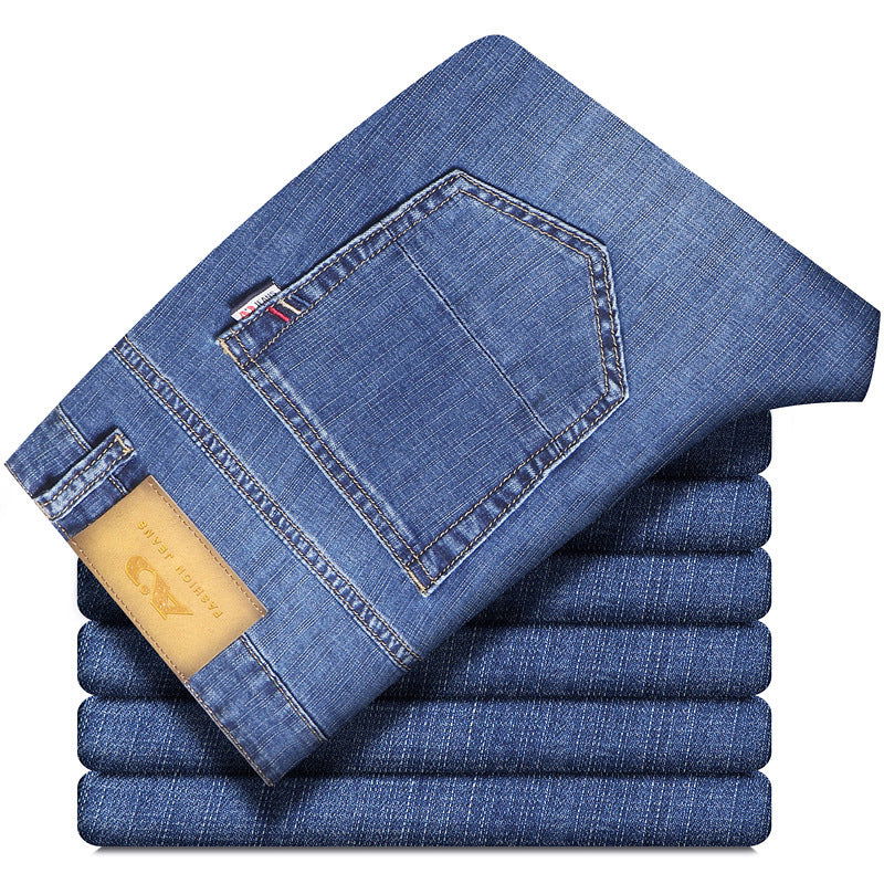 Men's Loose Straight Leg Summer Jeans - CHRISTDEST GLOBAL SERVICE