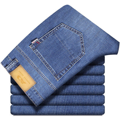 Men's Loose Straight Leg Summer Jeans - CHRISTDEST GLOBAL SERVICE