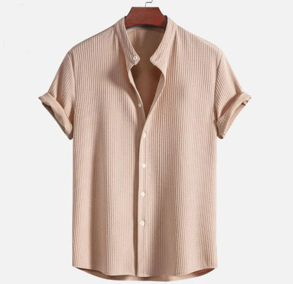 Men's Short Sleeve Loose Shirt Top - CHRISTDEST GLOBAL SERVICE