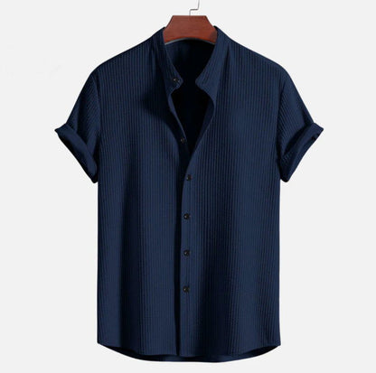 Men's Short Sleeve Loose Shirt Top - CHRISTDEST GLOBAL SERVICE