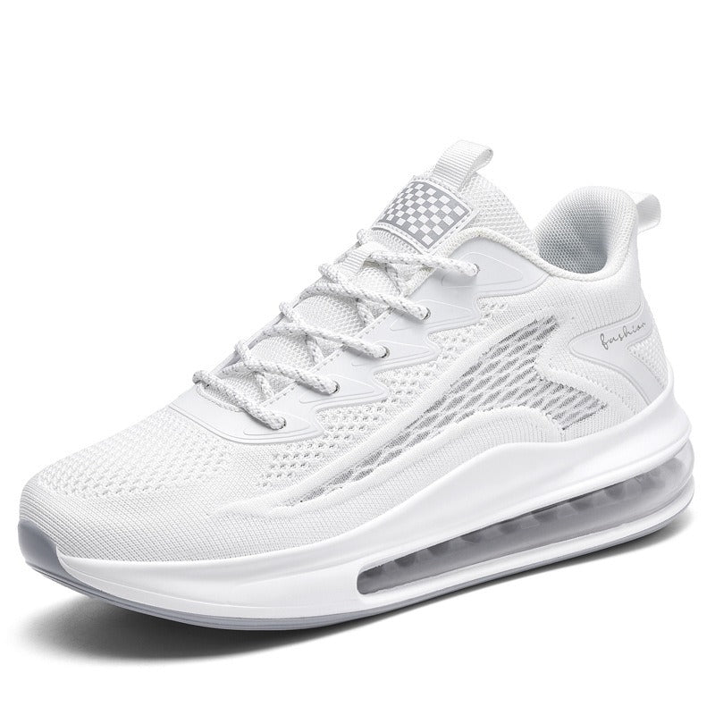 Men's breathable mesh shoes height increasing full-length air cushioned running shoes - CHRISTDEST GLOBAL SERVICE