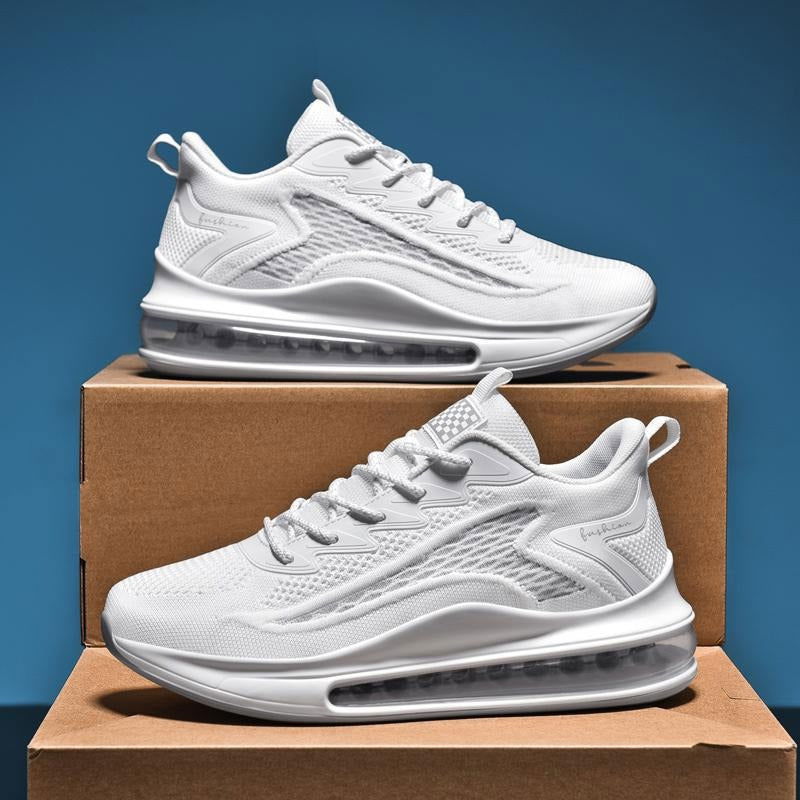 Men's breathable mesh shoes height increasing full-length air cushioned running shoes - CHRISTDEST GLOBAL SERVICE