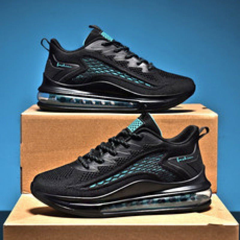 Men's breathable mesh shoes height increasing full-length air cushioned running shoes - CHRISTDEST GLOBAL SERVICE