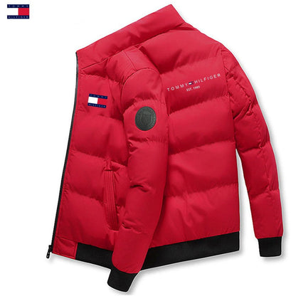 Men's standing collar cotton jacket, winter thick warm cotton jacket, Korean version down jacket, handsome cotton jacket - CHRISTDEST GLOBAL SERVICE