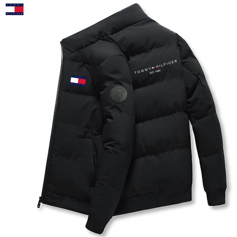 Men's standing collar cotton jacket, winter thick warm cotton jacket, Korean version down jacket, handsome cotton jacket - CHRISTDEST GLOBAL SERVICE