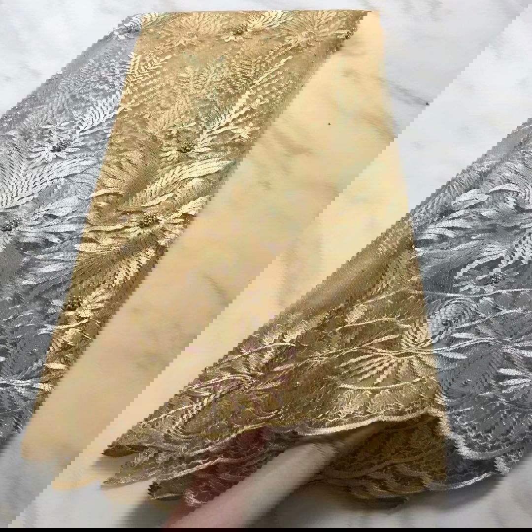 New African Lace Fabric Embroidered Fabric - CHRISTDEST GLOBAL SERVICE