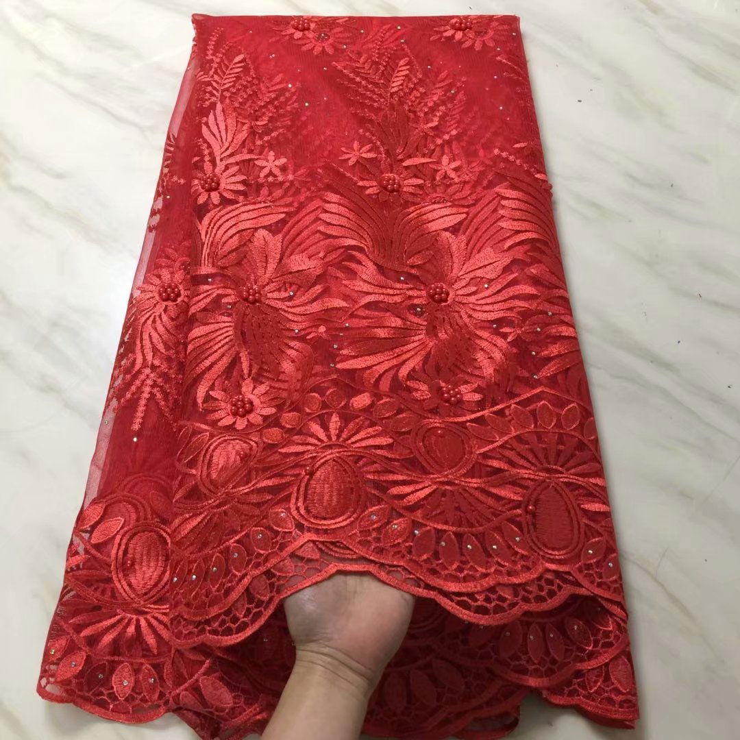New African Lace Fabric Embroidered Fabric - CHRISTDEST GLOBAL SERVICE
