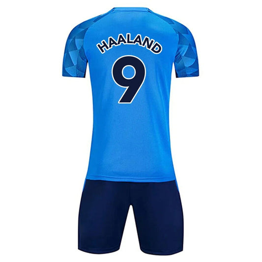 New Kids Soccer Jersey Boys Girls Youth Soccer Jersey Adult Soccer Tracksuit 3 Piece Set Messi Short Sleeve Shirt - CHRISTDEST GLOBAL SERVICE