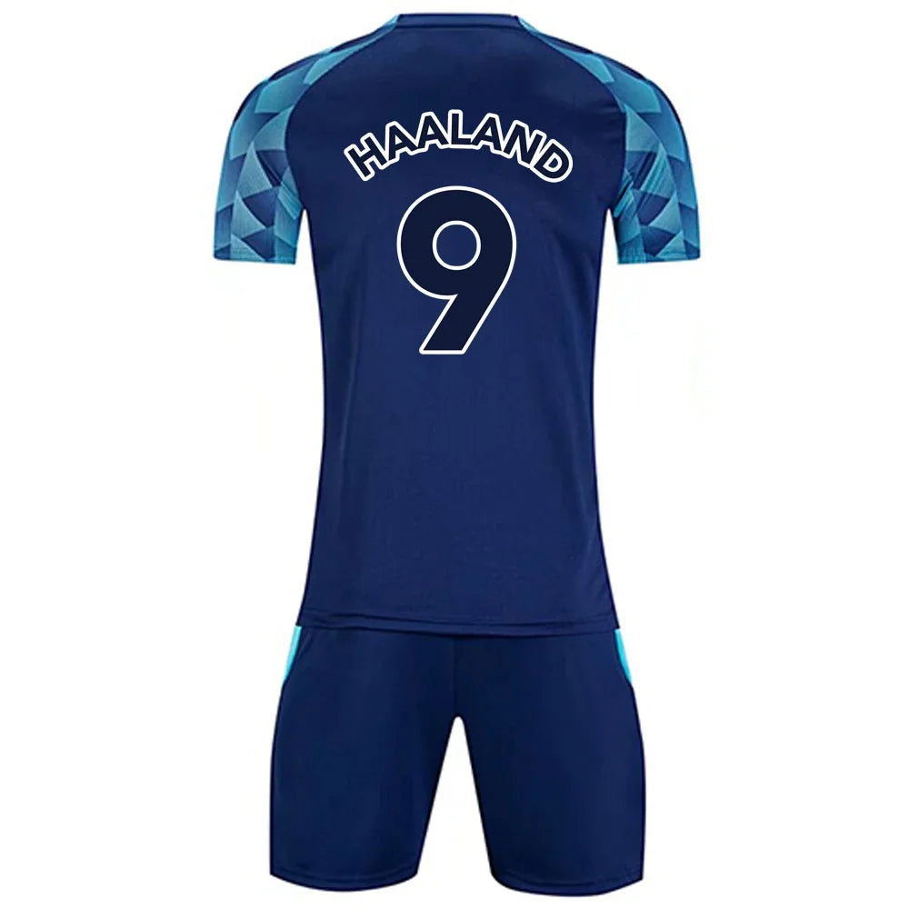 New Kids Soccer Jersey Boys Girls Youth Soccer Jersey Adult Soccer Tracksuit 3 Piece Set Messi Short Sleeve Shirt - CHRISTDEST GLOBAL SERVICE