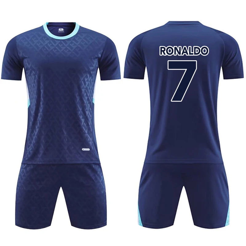 New girl Boys Soccer Jersey Football Kit Children Futbol Training Uniforms Suits Kids Running Tracksuit - CHRISTDEST GLOBAL SERVICE