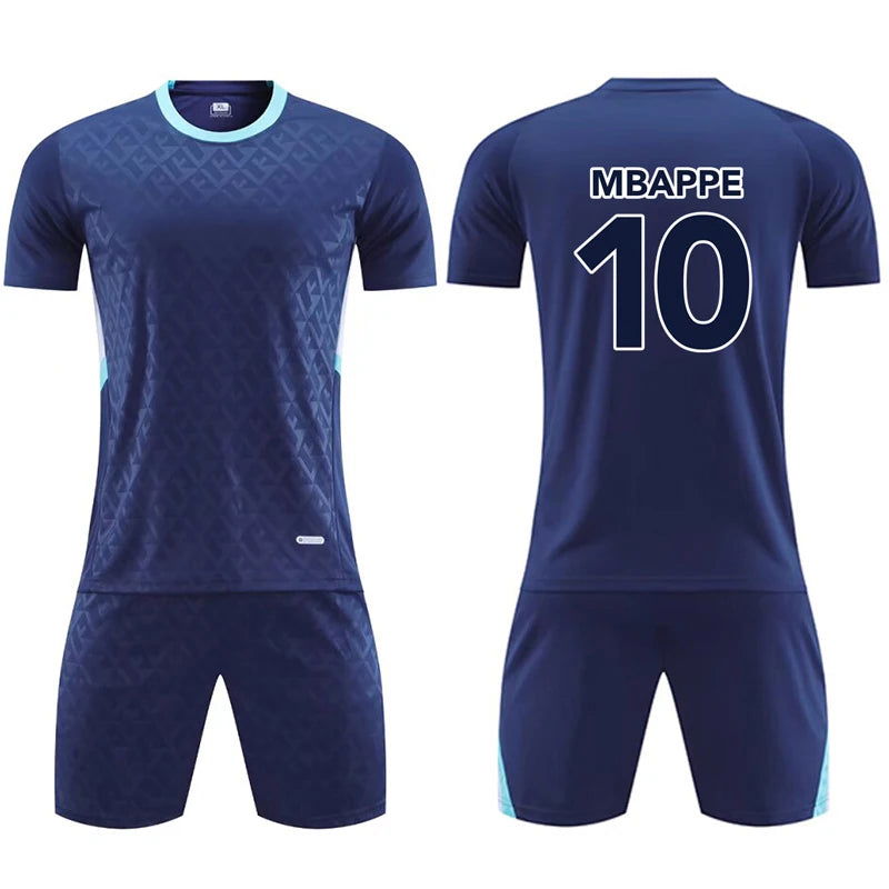 New girl Boys Soccer Jersey Football Kit Children Futbol Training Uniforms Suits Kids Running Tracksuit - CHRISTDEST GLOBAL SERVICE